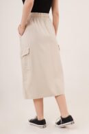 WholesaleSkirt With Front Slit Pocket Detailed - Lustrin - Globality Store - Women Clothes Wholesale Turkey