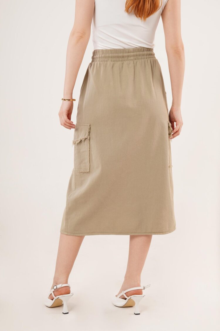 Front Slit Pocket Detailed WholesaleSkirt