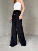 Soft Fabric Palazzo Pants - CAPPITONE - Globality Store - Women Clothes Wholesale Turkey
