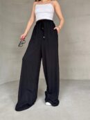 Soft Fabric Palazzo Pants - CAPPITONE - Globality Store - Women Clothes Wholesale Turkey