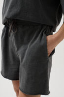Laser Cut Lace Detail Shorts - Black Fashion - Globality Store - Women Clothes Wholesale Turkey