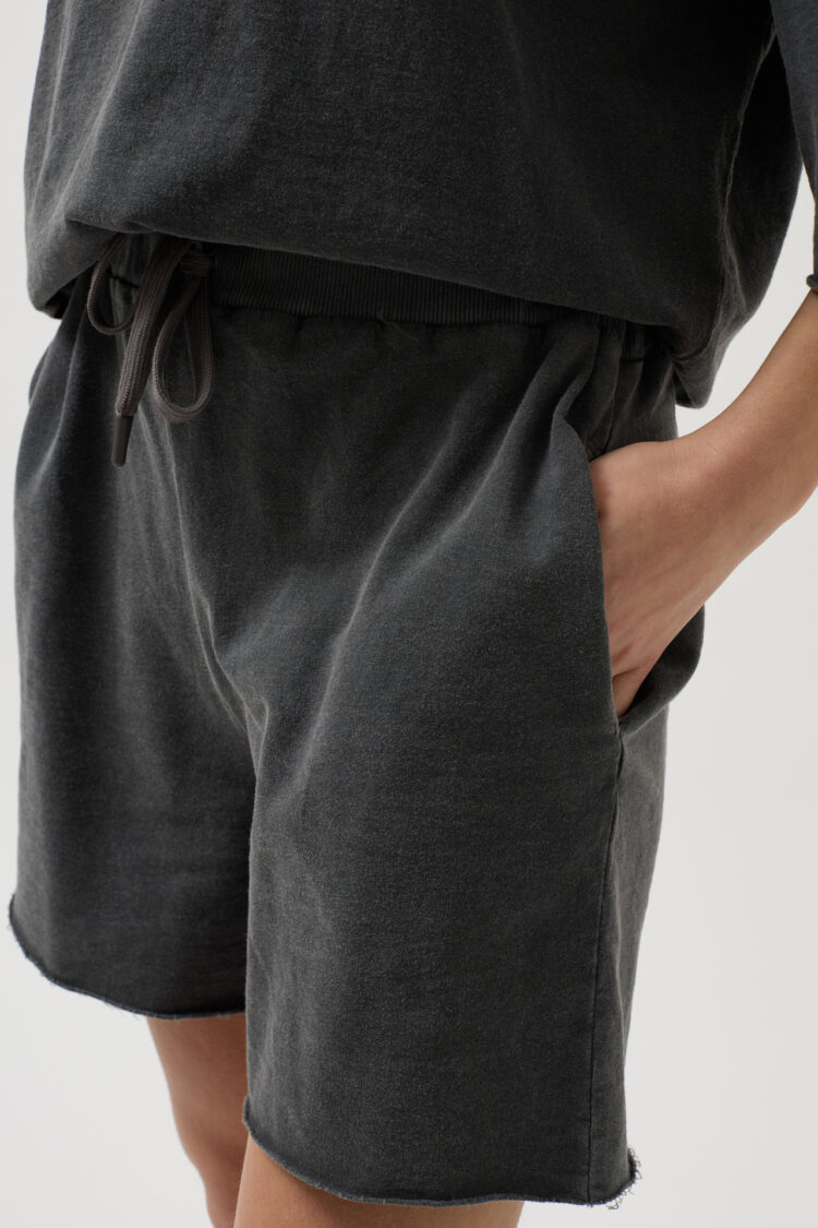Laser Cut Lace Detail Shorts