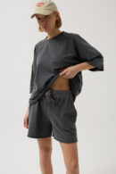 Laser Cut Lace Detail Shorts - Black Fashion - Globality Store - Women Clothes Wholesale Turkey