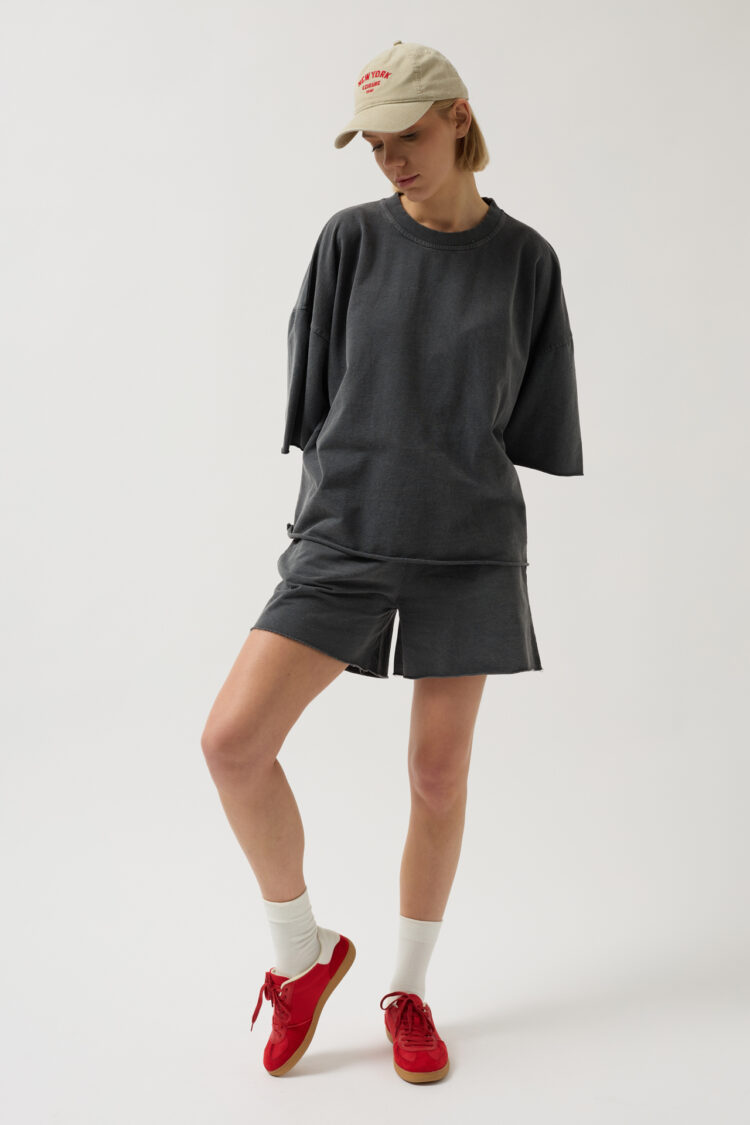 Laser Cut Lace Detail Shorts