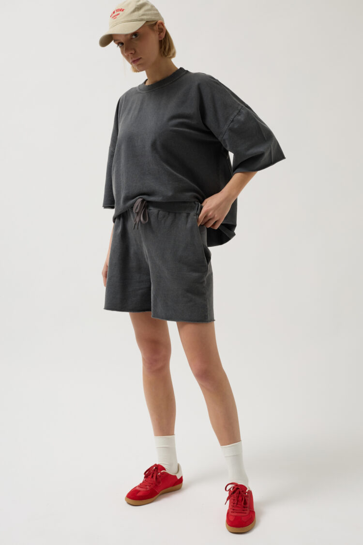Laser Cut Lace Detail Shorts