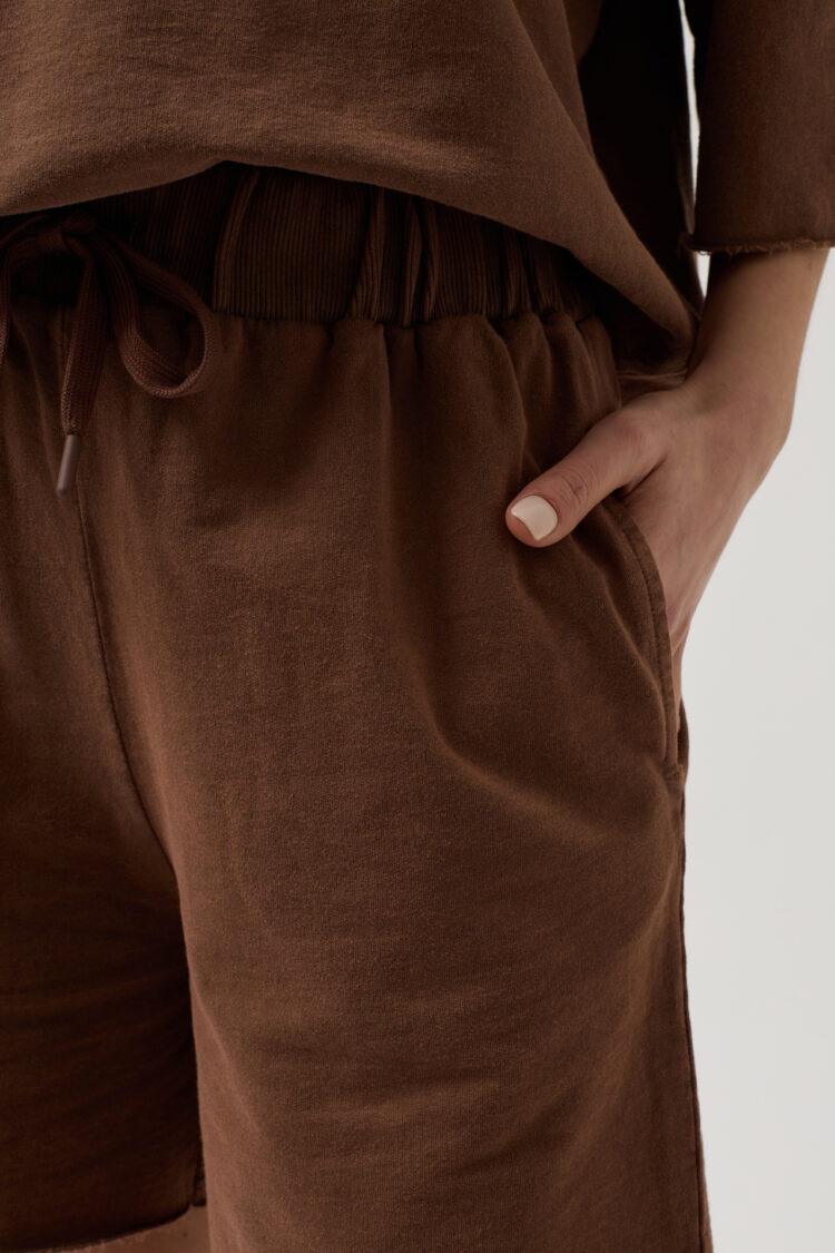 Laser Cut Lace Detail Shorts