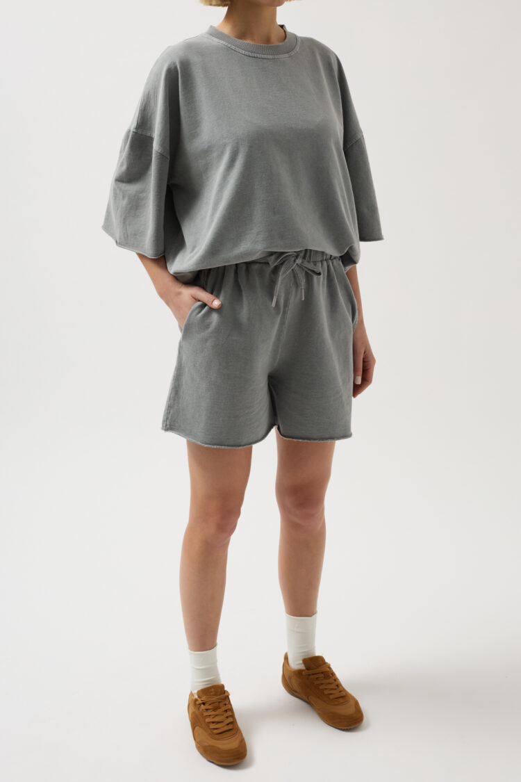 Laser Cut Lace Detail Shorts