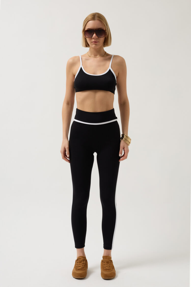 Bie Detailed High Waist Leggings