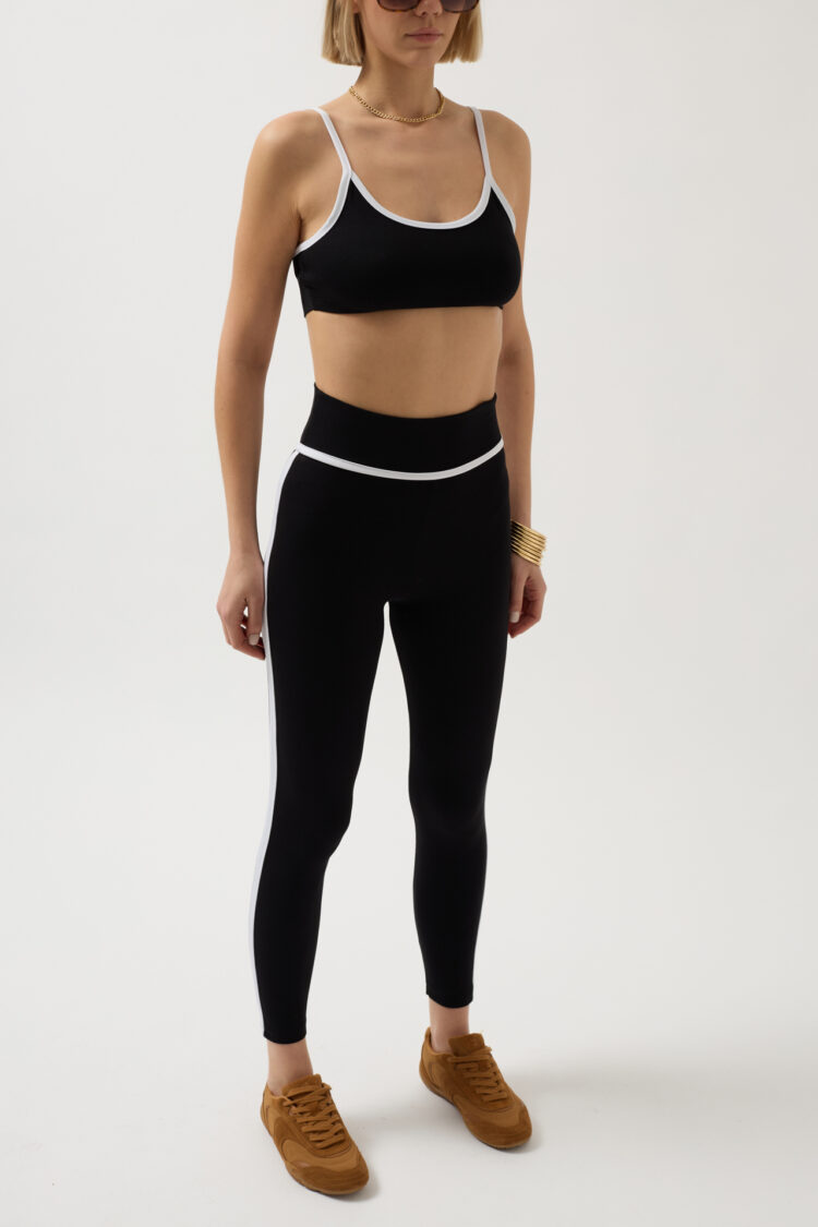 Bie Detailed High Waist Leggings