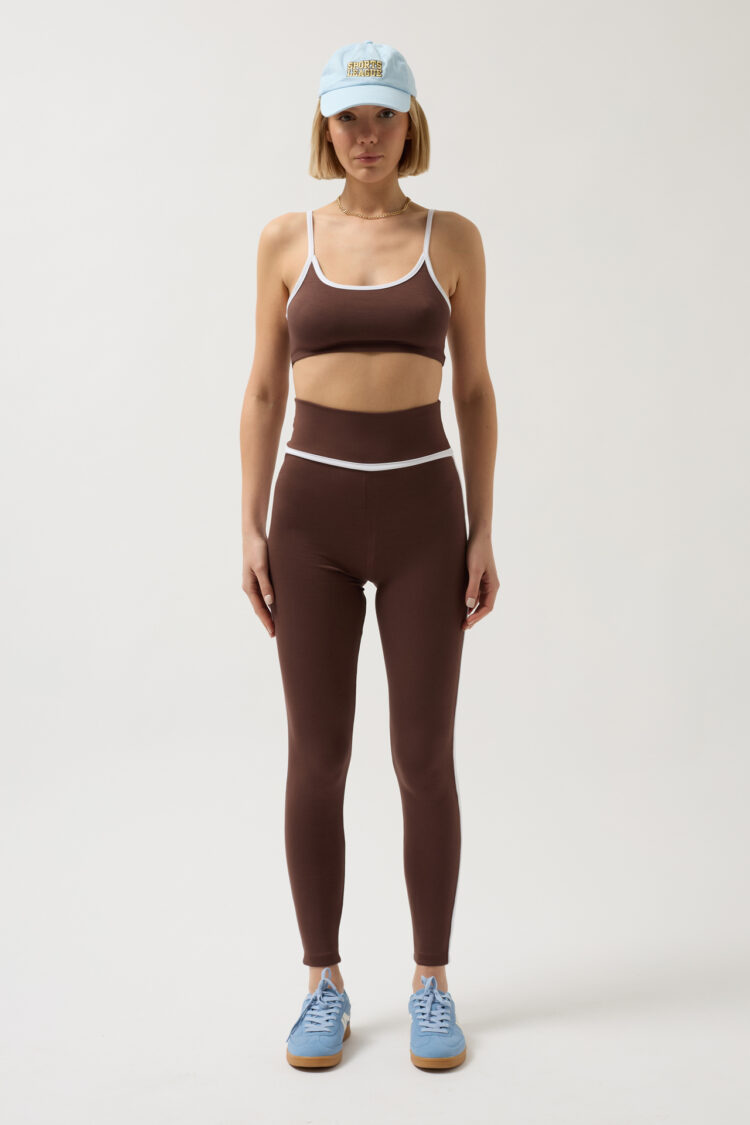 Bie Detailed High Waist Leggings