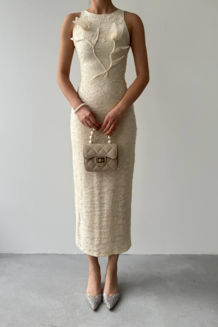 Lers Floral Detailed Dress