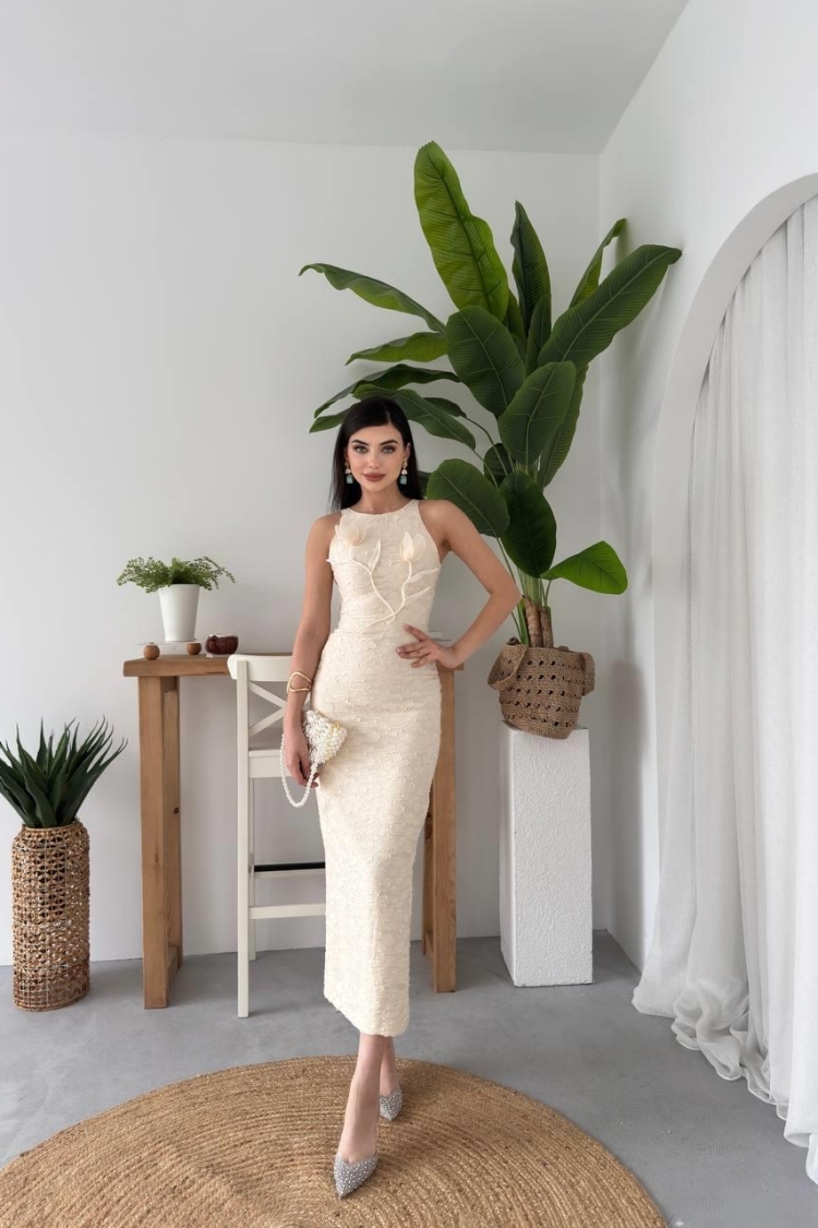 Lers Floral Detailed Dress