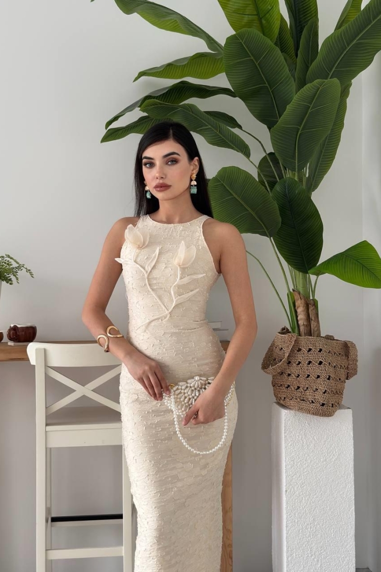 Lers Floral Detailed Dress
