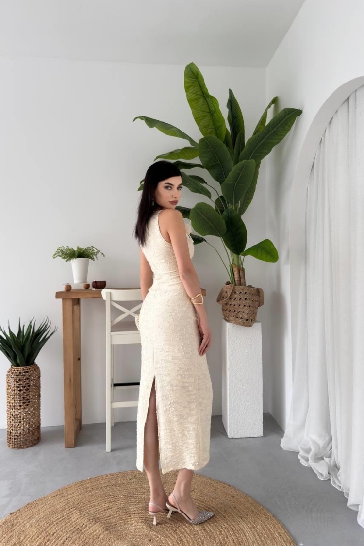 Lers Floral Detailed Dress