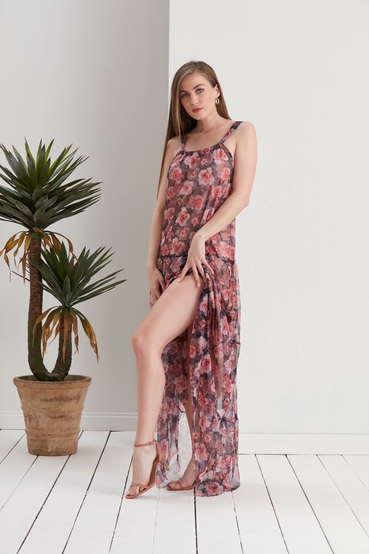 Lined Strappy Dress