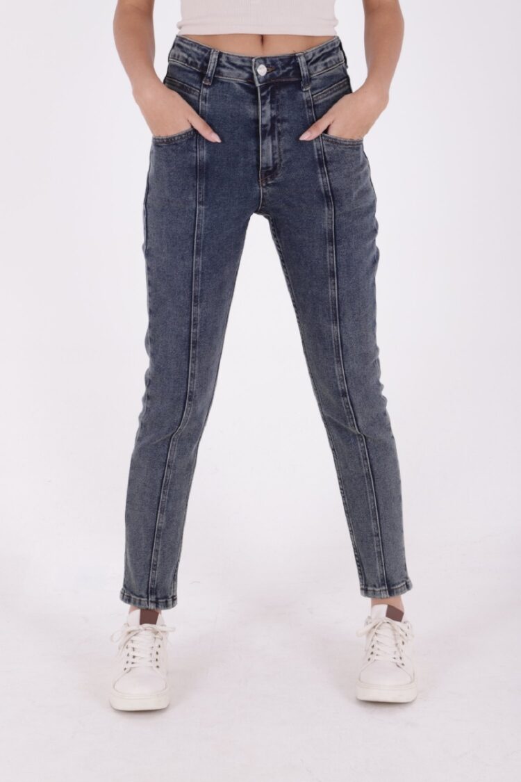 Stitched Leg Jeans With Front Piece