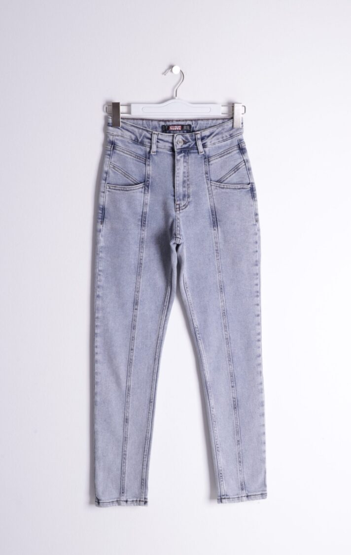 Stitched Leg Jeans With Front Piece