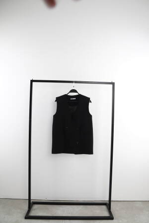 Vest With Four Buttons - Cream Rouge - Globality Store - Women Clothes Wholesale Turkey