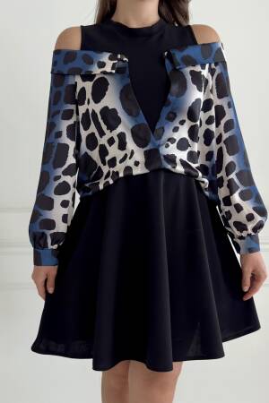 Low Shoulder Neckline Dress - STEPS - Globality Store - Women Clothes Wholesale Turkey