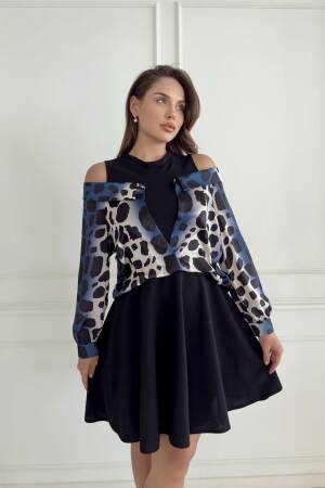 Low Shoulder Neckline Dress - STEPS - Globality Store - Women Clothes Wholesale Turkey