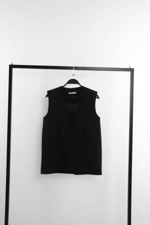 Vest With Four Buttons - Cream Rouge - Globality Store - Women Clothes Wholesale Turkey