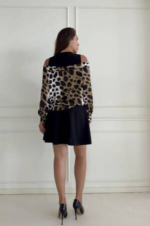 Low Shoulder Neckline Dress - STEPS - Globality Store - Women Clothes Wholesale Turkey