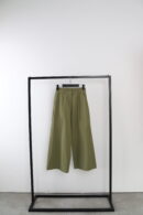 Trousers With Side Snap - Cream Rouge - Globality Store - Women Clothes Wholesale Turkey