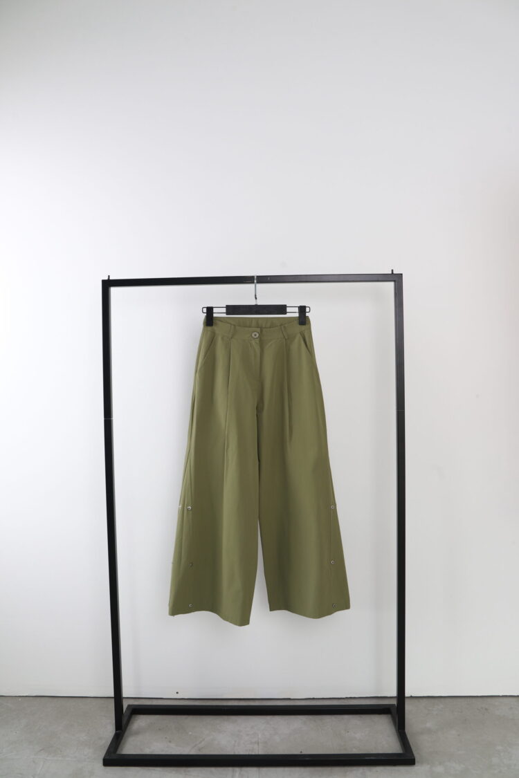 Trousers With Side Snap - Cream Rouge - Globality Store - Women Clothes Wholesale Turkey