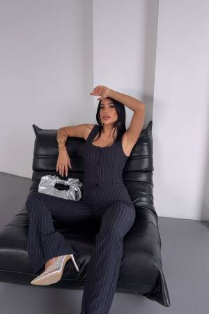 Vest Suit - Ezgi Nisantasi - Globality Store - Women Clothes Wholesale Turkey