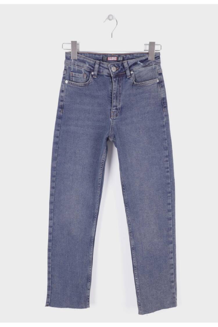 Seamless Leg Mom Fit Jeans