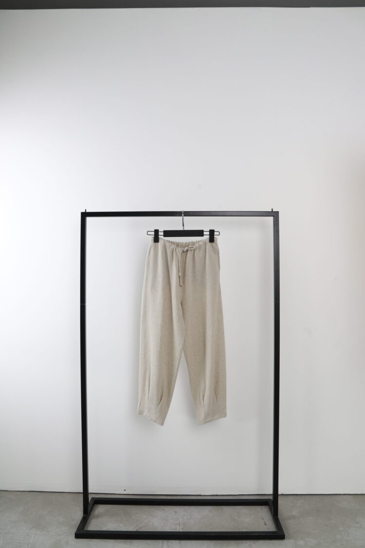 Trouser Leg Pleated Sash - Cream Rouge - Globality Store - Women Clothes Wholesale Turkey