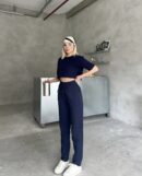 Mueslum Linen Single Bottom - Ezgi Nisantasi - Globality Store - Women Clothes Wholesale Turkey