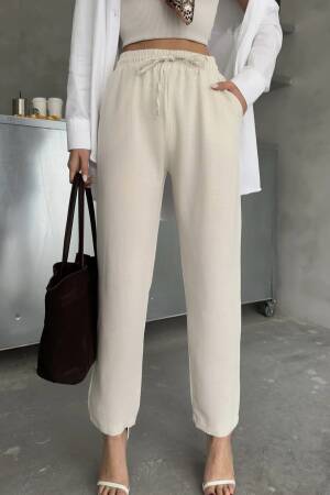 Linen Pan - Ezgi Nisantasi - Globality Store - Women Clothes Wholesale Turkey