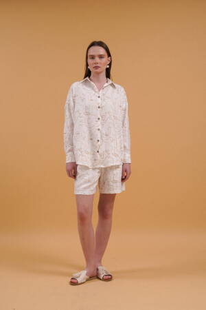 Embroidered Shorts - Topshow - Globality Store - Women Clothes Wholesale Turkey