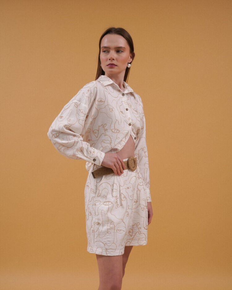 Embroidered Shorts