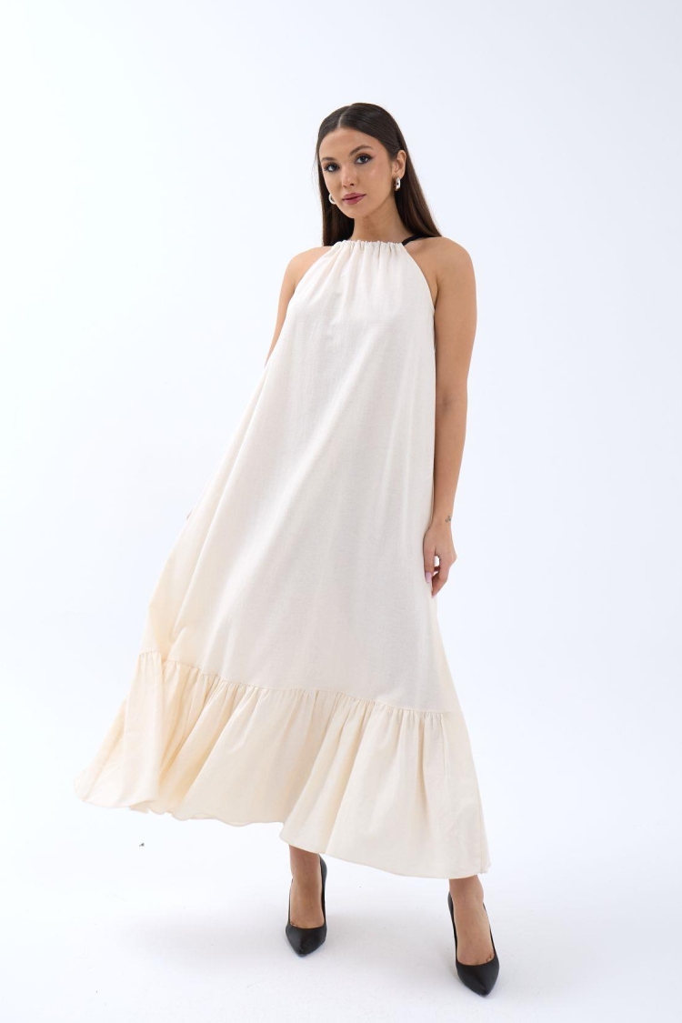 Dress - Beige