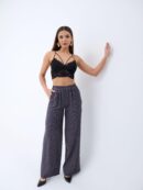 Arezzo Pants - Smoked - Fame - Globality Store - Women Clothes Wholesale Turkey