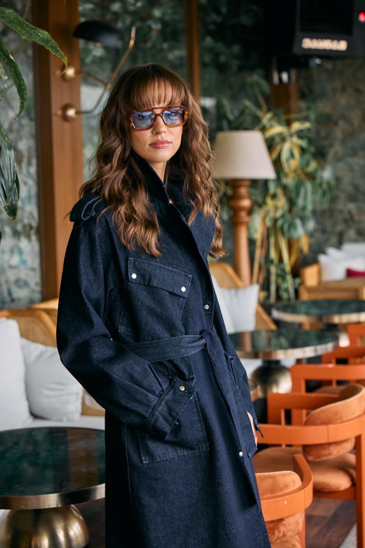 Trench Coat - Blue
