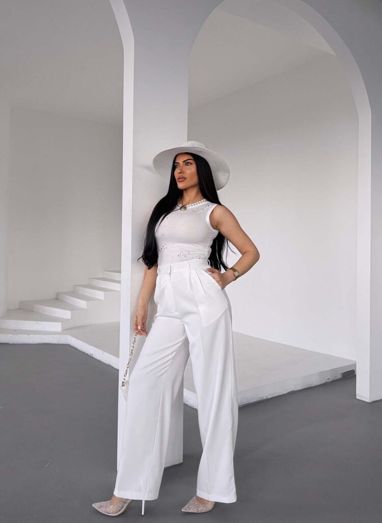 Palazzo Atlas Pants - Radica Fashion - Globality Store - Women Clothes Wholesale Turkey