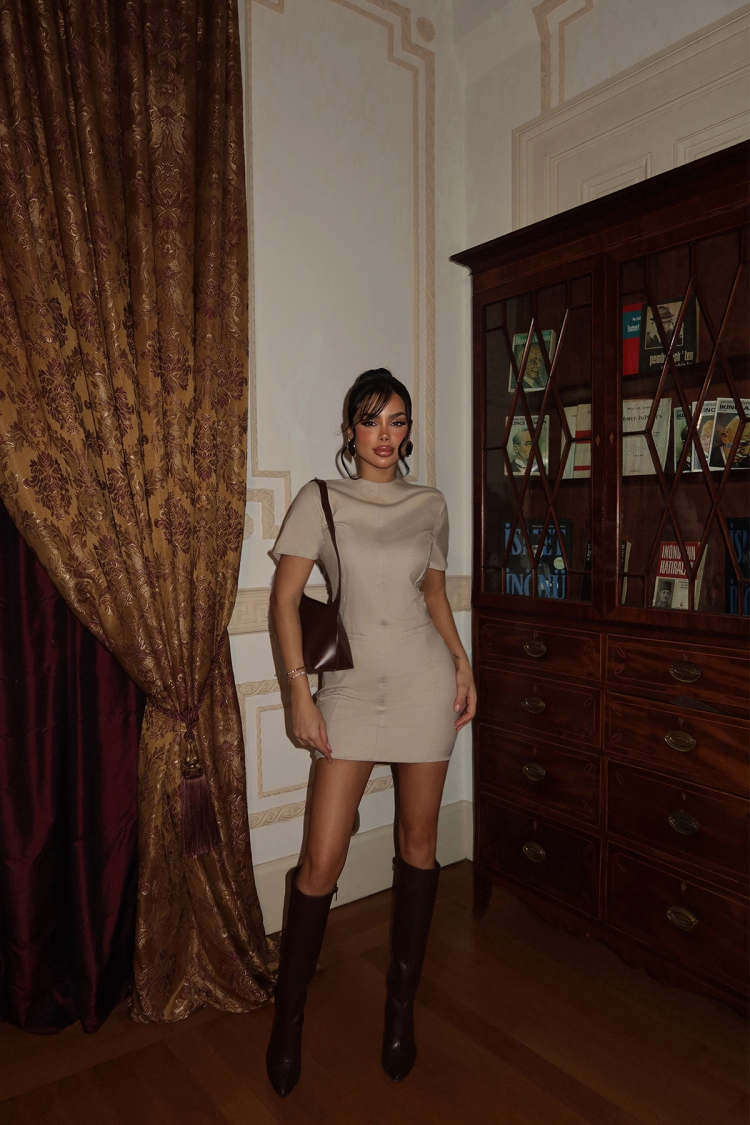 Mini Dress - EYYO ATELIER - Globality Store - Women Clothes Wholesale Turkey