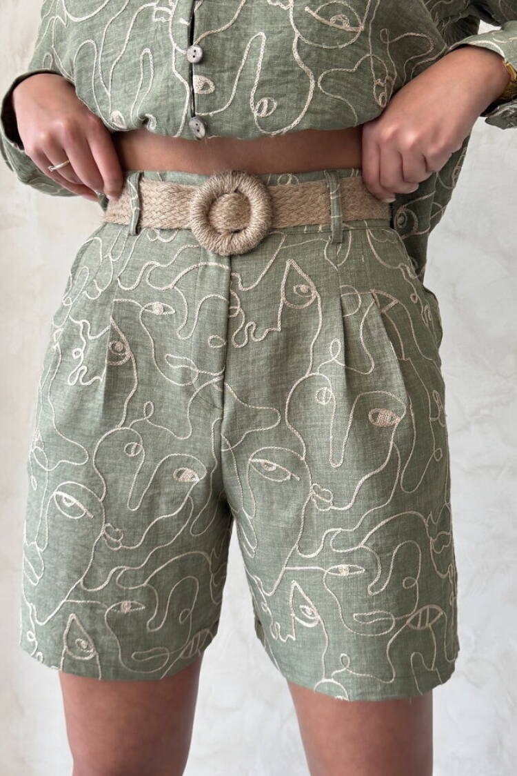 Embroidered Shorts - Light