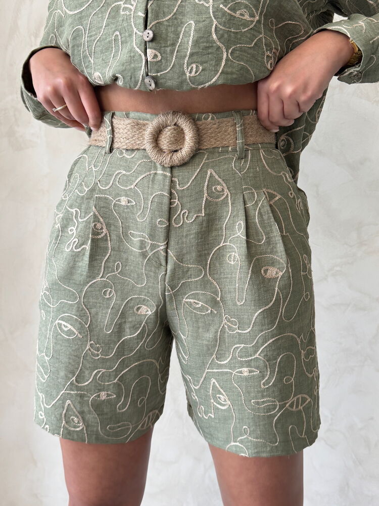 Embroidered Shorts - Light