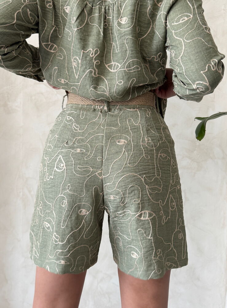 Embroidered Shorts - Light