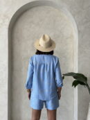 Embroidered Shorts - Light - Topshow - Globality Store - Women Clothes Wholesale Turkey