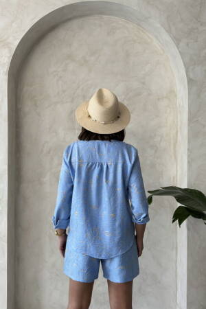 Embroidered Shorts - Light - Topshow - Globality Store - Women Clothes Wholesale Turkey
