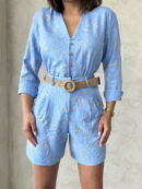 Embroidered Shorts - Light - Topshow - Globality Store - Women Clothes Wholesale Turkey
