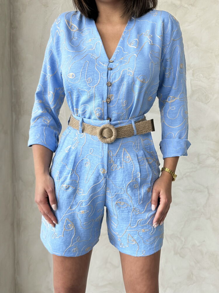 Embroidered Shorts - Light