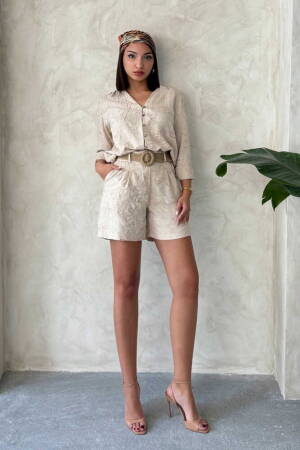 Embroidered Shorts - Topshow - Globality Store - Women Clothes Wholesale Turkey
