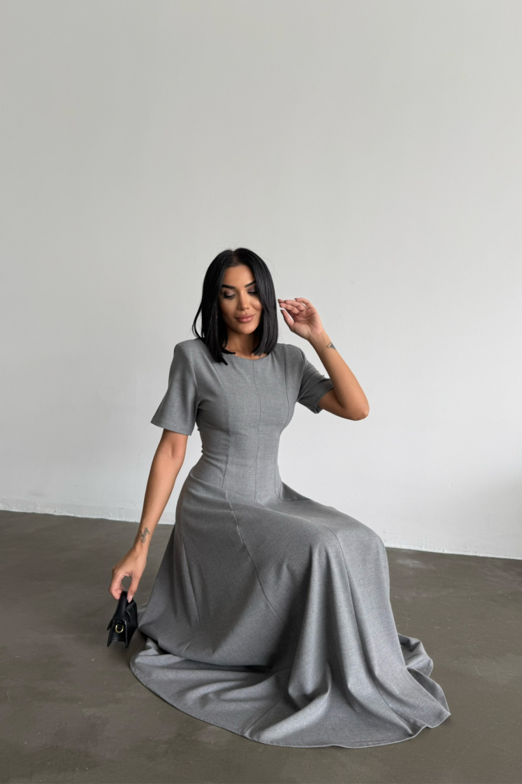 Polyviscose Dress - Ello - Globality Store - Women Clothes Wholesale Turkey