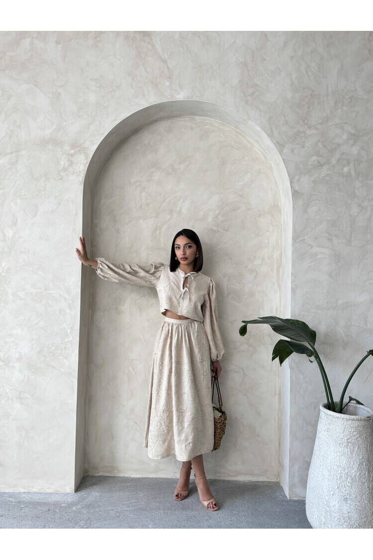 Embroidered Skirt